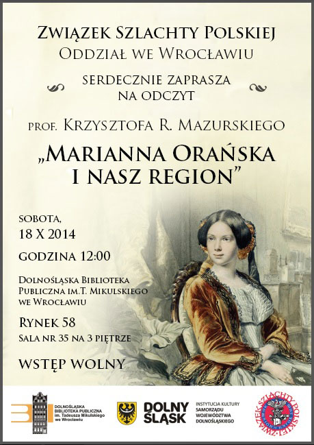 Marianna Orańska i nasz region